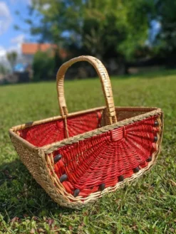 Panier pastèque rétro