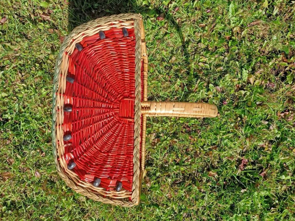 Panier pastèque rétro