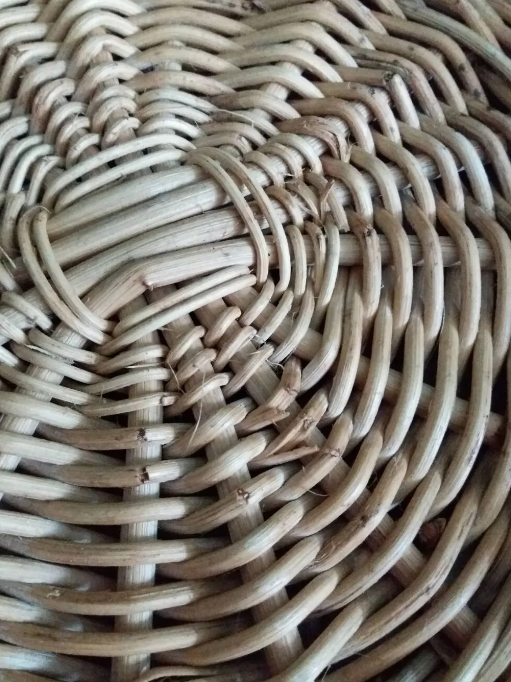 Panier plateau rond en osier