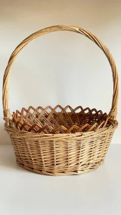 Paniers en rotin vintage