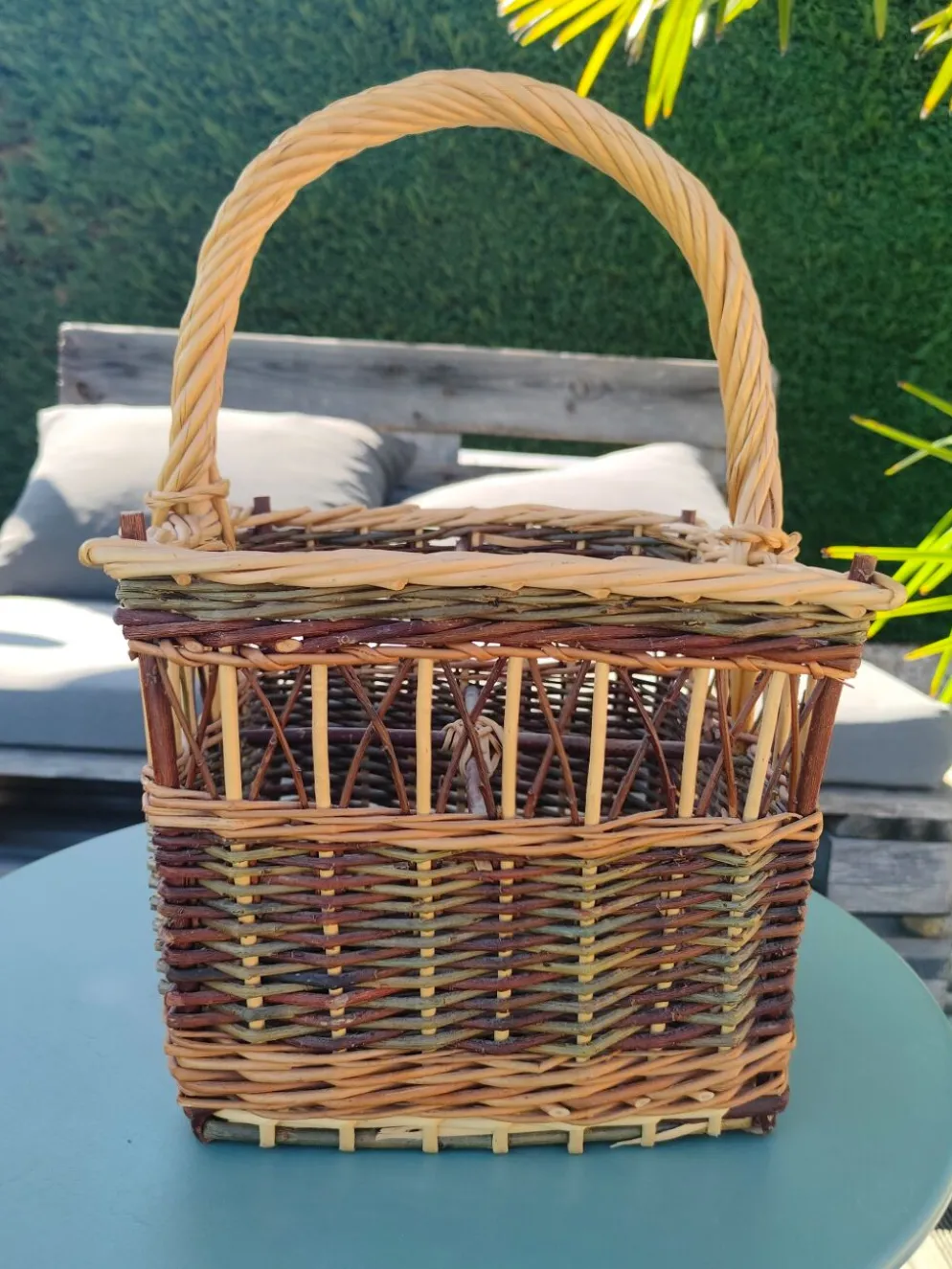 Panier vintage en osier