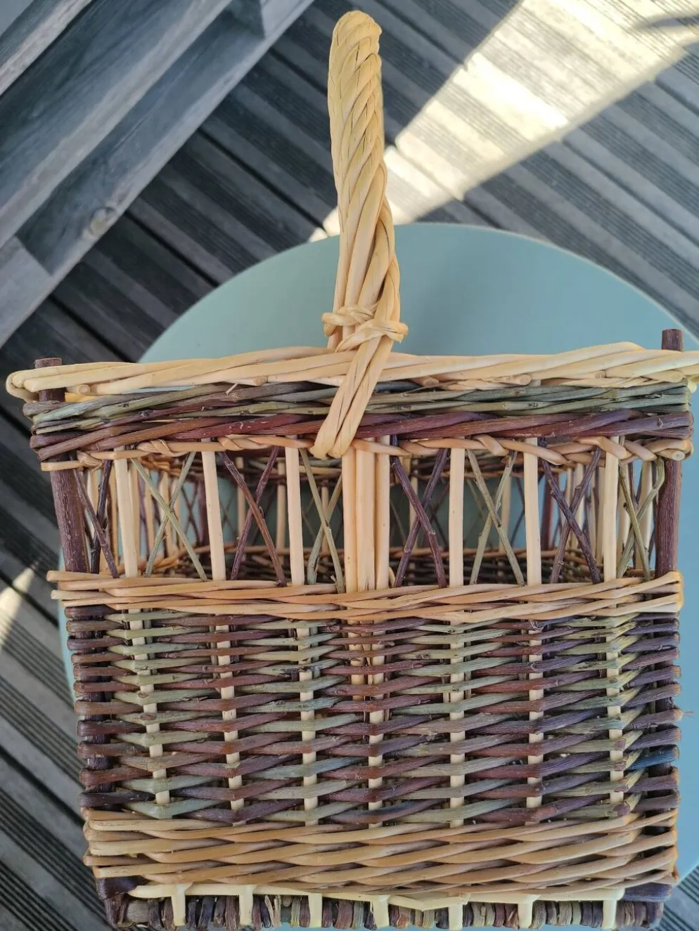 Panier vintage en osier