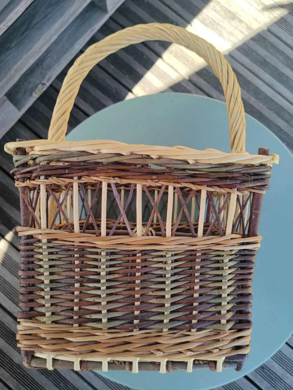 Panier vintage en osier