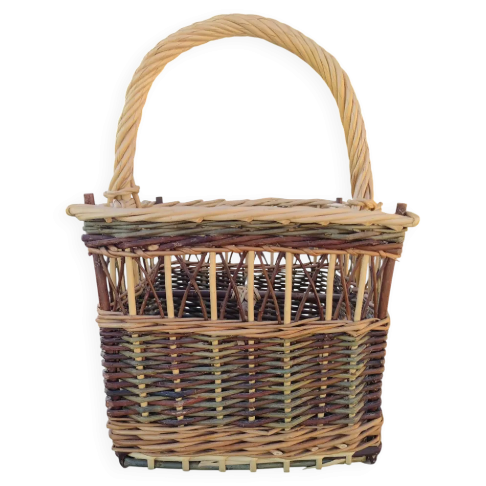 Panier vintage en osier