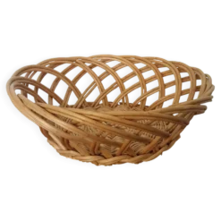 Panière en osier, panier corbeille à pain ou à fruits 23 cm