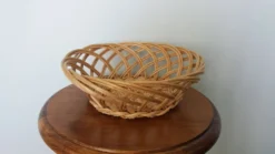 Panière en osier, panier corbeille à pain ou à fruits 23 cm