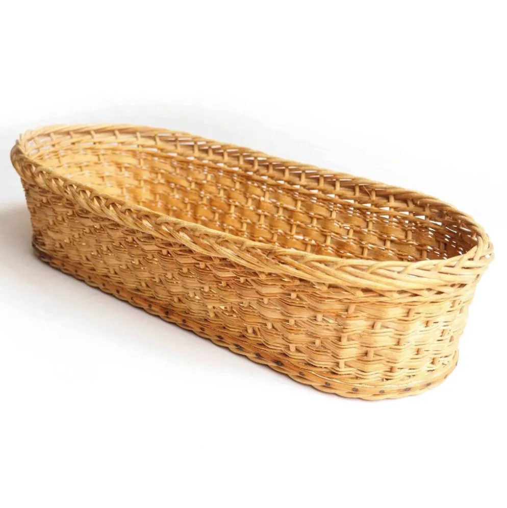 Panière à pain rotin clair