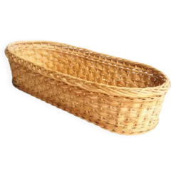 Panière à pain rotin clair