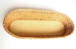Panière à pain rotin clair