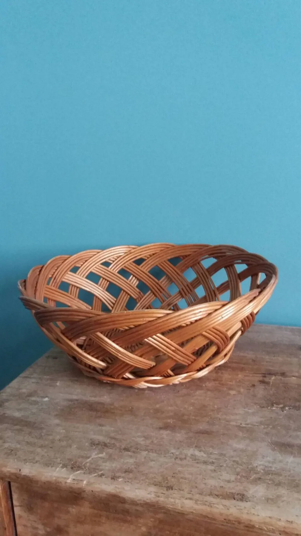 Panières en osier, paniers corbeilles 24 et 29 cm