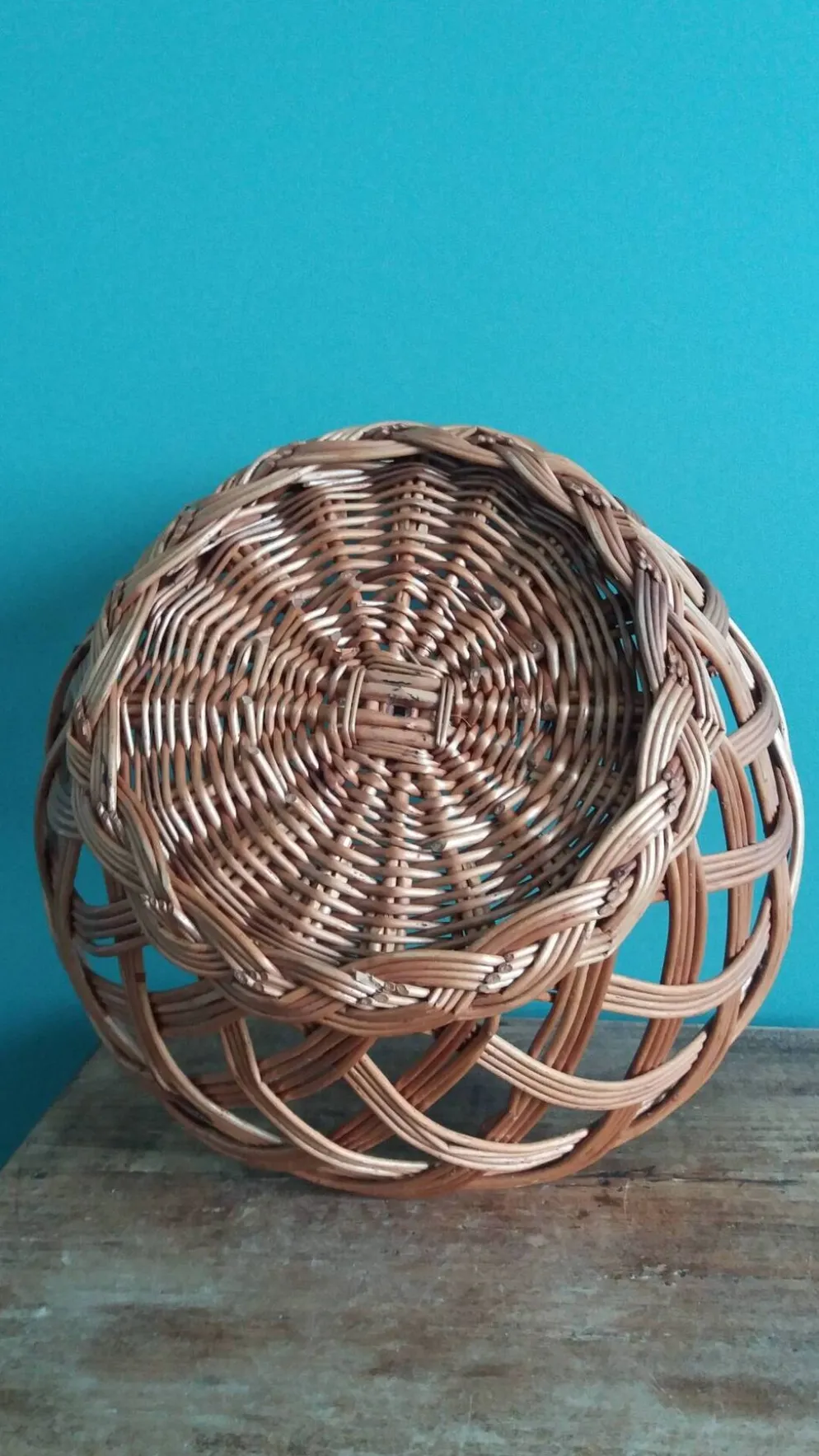 Panières en osier, paniers corbeilles 24 et 29 cm