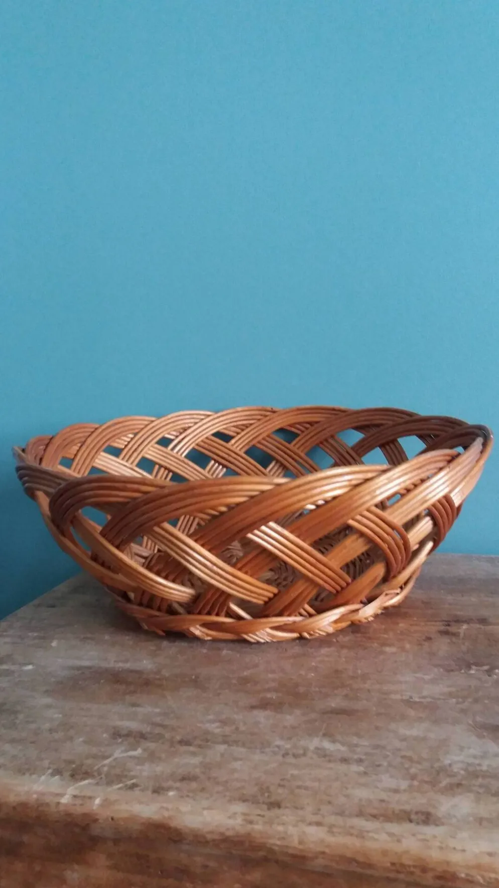 Panières en osier, paniers corbeilles 24 et 29 cm
