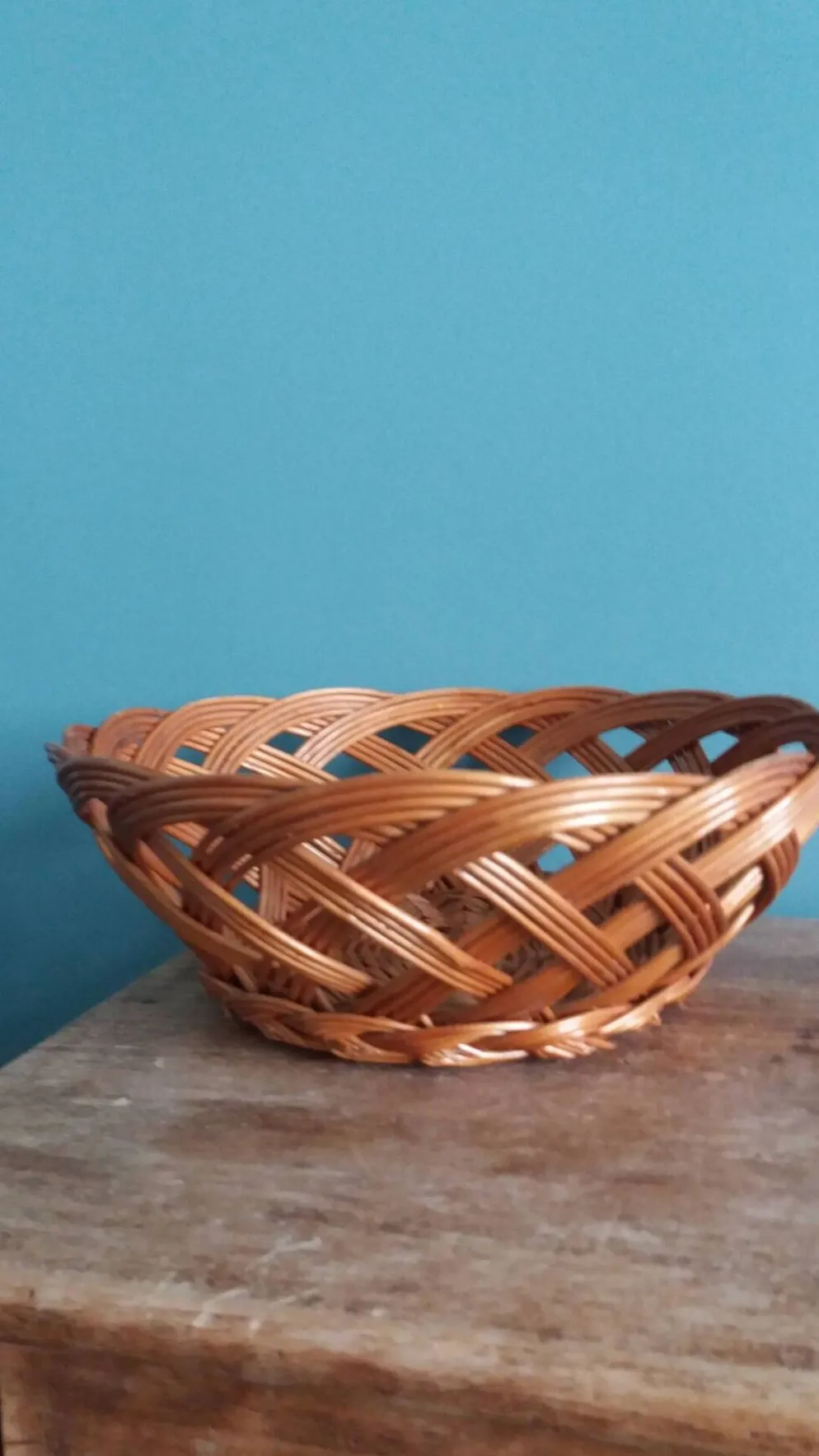 Panières en osier, paniers corbeilles 24 et 29 cm