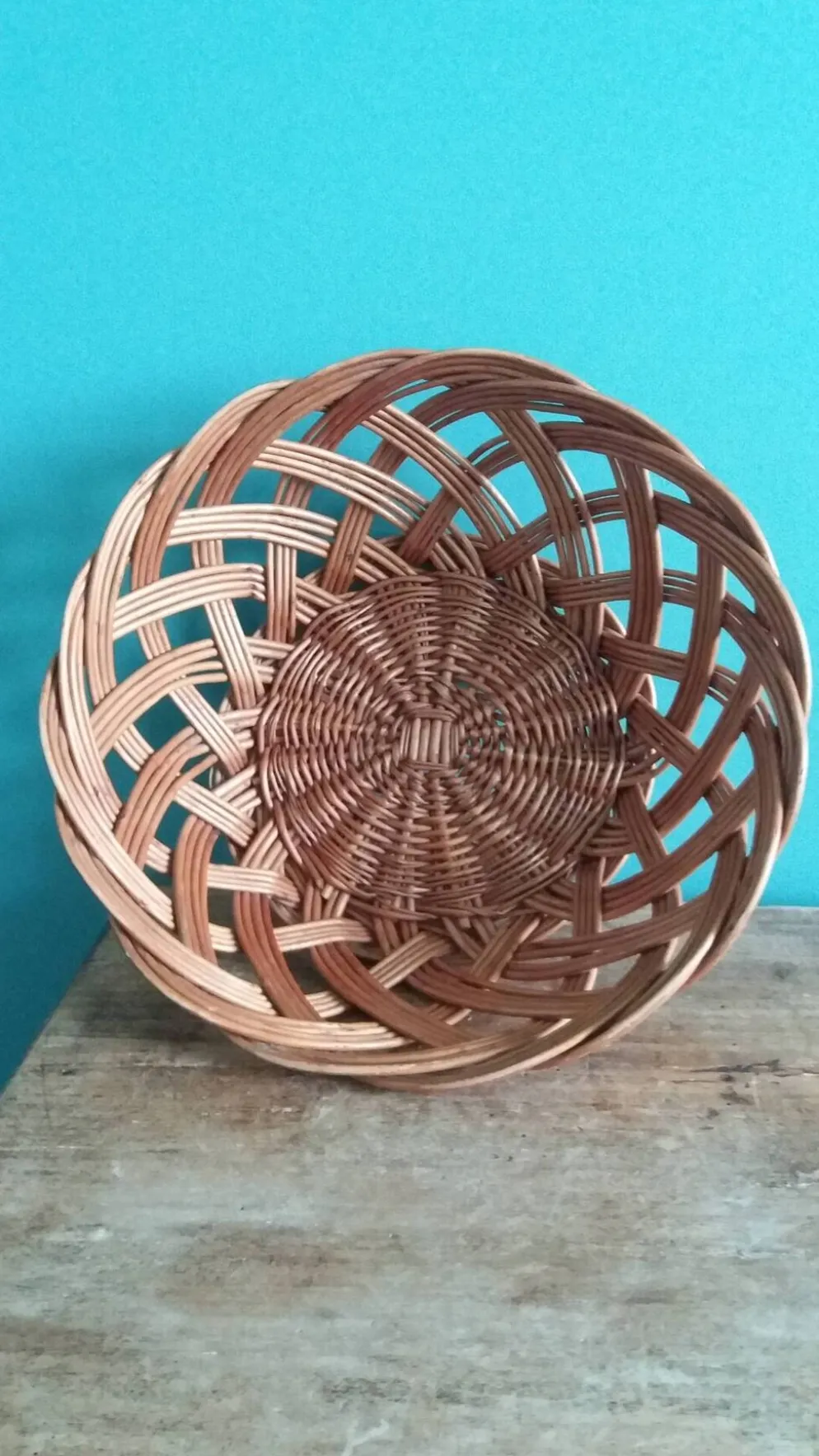 Panières en osier, paniers corbeilles 24 et 29 cm