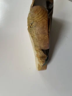 Panneau ancien en bois sculpté au décor de feuillage