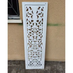 Panneau bois décoratif sculpture dentelé et ajouré