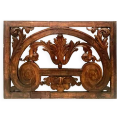 Panneau décoratif en bois de chene sculpté XIX siècle
