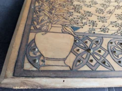 Panneau décoratif en bois type art nouveau