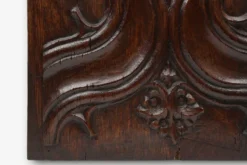 Panneau sculpté en chêne gothique, Belgique, 16e siècle