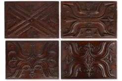 Panneau sculpté gothique en chêne, Belgique, XVIe siècle