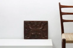 Panneau sculpté gothique en chêne, Belgique, XVIe siècle