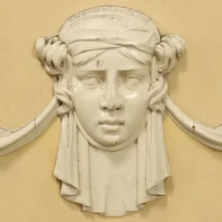 Panneaux anciens décoratifs de style néoclassique en peuplier, XIXe siècle