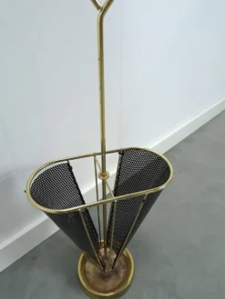 Paraplubak en métal doré