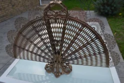Pare cheminée/pare feu bronze fin 19ème