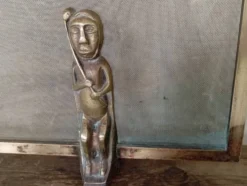 Pare feu bronze et laiton Anton Prinner
