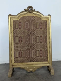 Pare-feu Louis XVI en bois doré à tapisserie