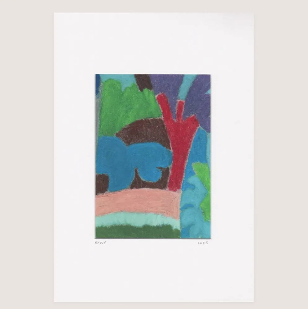 Pastel sur papier d'après P.Klee