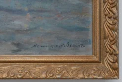 Paysage marin avec des voiliers - Herman Van den Berghe, vers 1900-1920