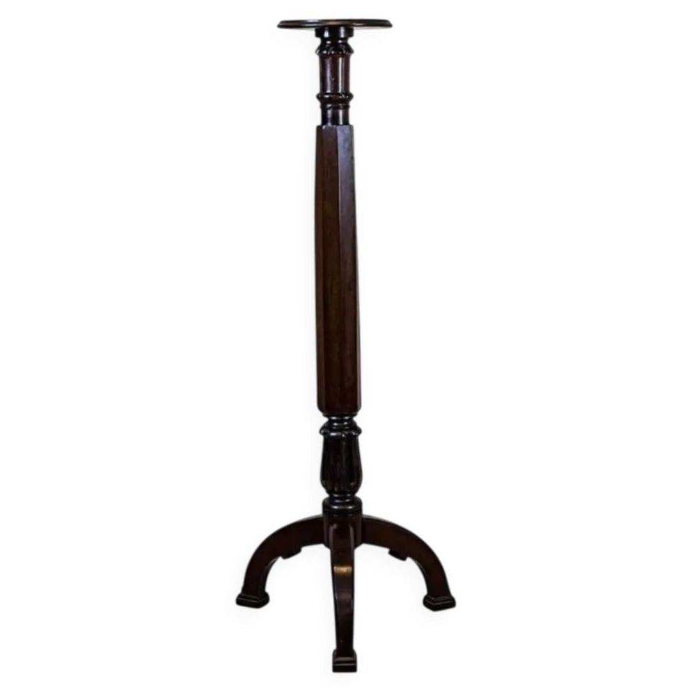 Pédestal en chêne massif, années 1930