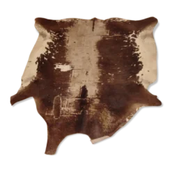 Peau de vache tannée années 70 - 77x95cm