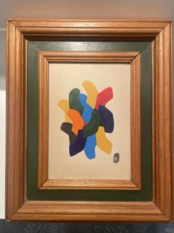 Peinture abstraite - Auguste Perrin - 1972