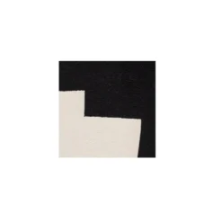 Peinture abstraite noire minimaliste sur papier signée Eawy