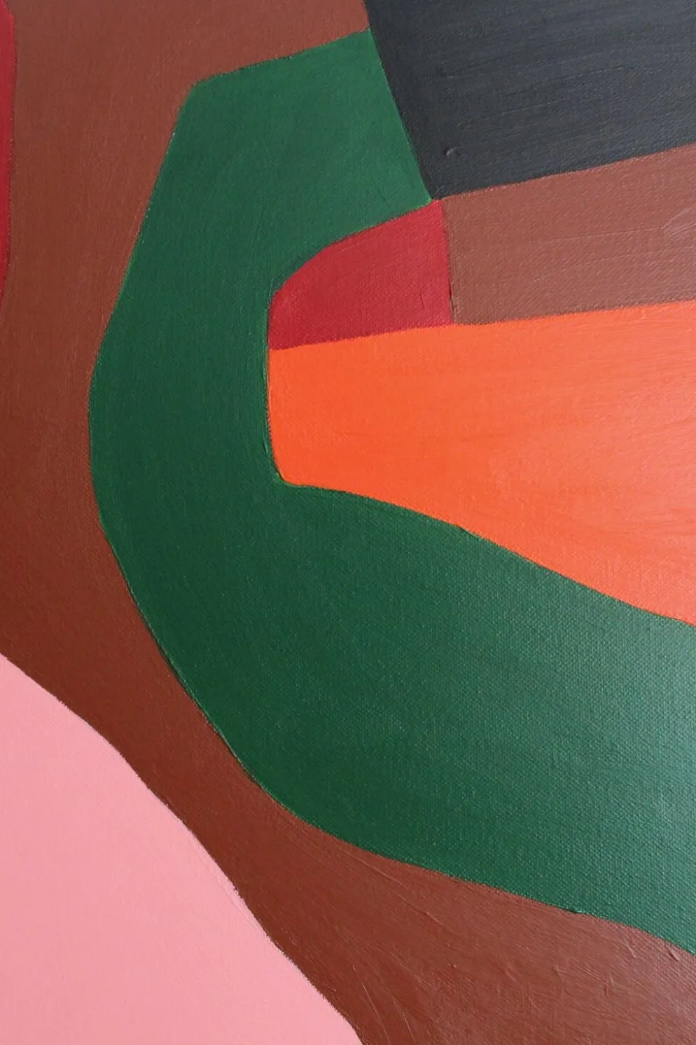 Peinture abstraite n.4 sur toile tendue