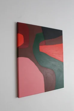 Peinture abstraite n.4 sur toile tendue