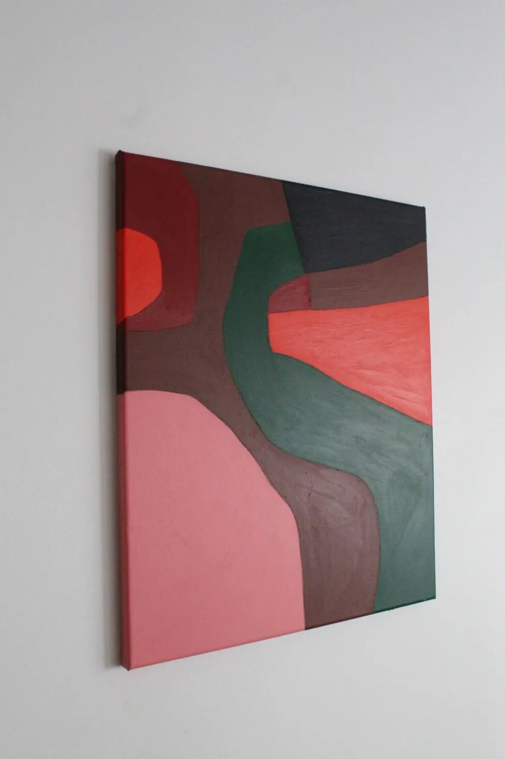 Peinture abstraite n.4 sur toile tendue