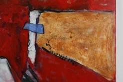 Peinture abstraite par Roeland Peperkamp, années 1990, huile sur toile