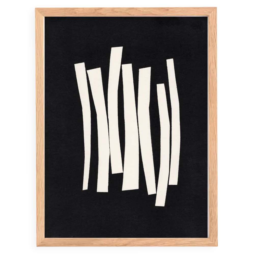 Peinture abstraite sur papier signée Eawy