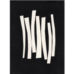 Peinture abstraite sur papier signée Eawy