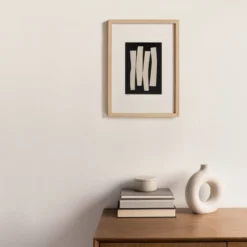 Peinture abstraite sur papier signée eawy