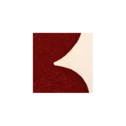 Peinture abstraite sur papier illustration rouge foncé signée Eawy