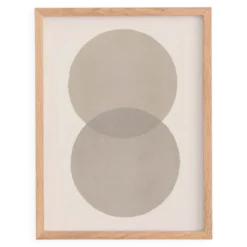 Peinture abstraite sur papier signée Eawy