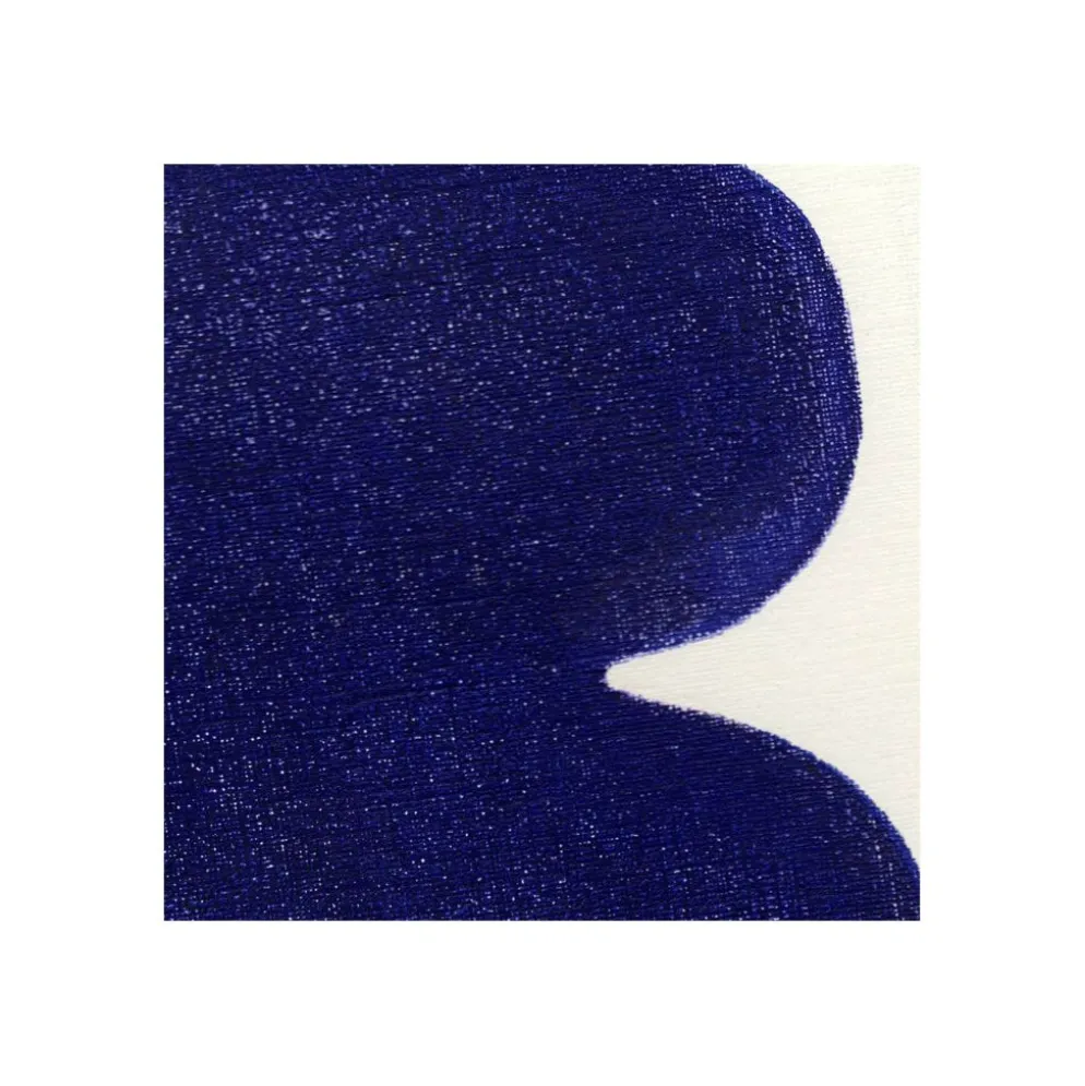 Peinture abstraite sur papier signée Eawy