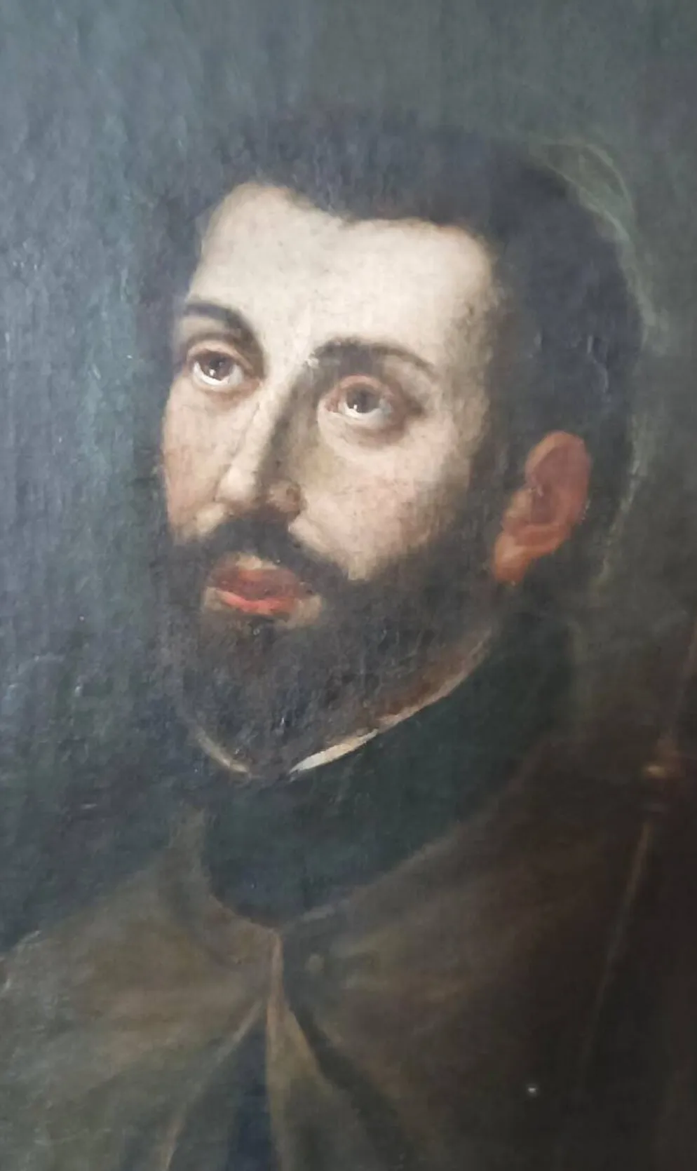Peinture ancienne de Saint François Xavier - École italienne, fin du XVIIe siècle