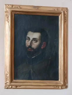 Peinture ancienne de Saint François Xavier - École italienne, fin du XVIIe siècle