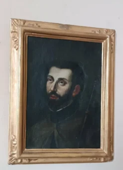 Peinture ancienne de Saint François Xavier - École italienne, fin du XVIIe siècle