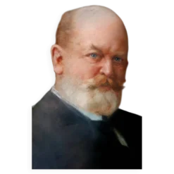 Peinture au pastel d'un portrait d'homme XIXe siècle